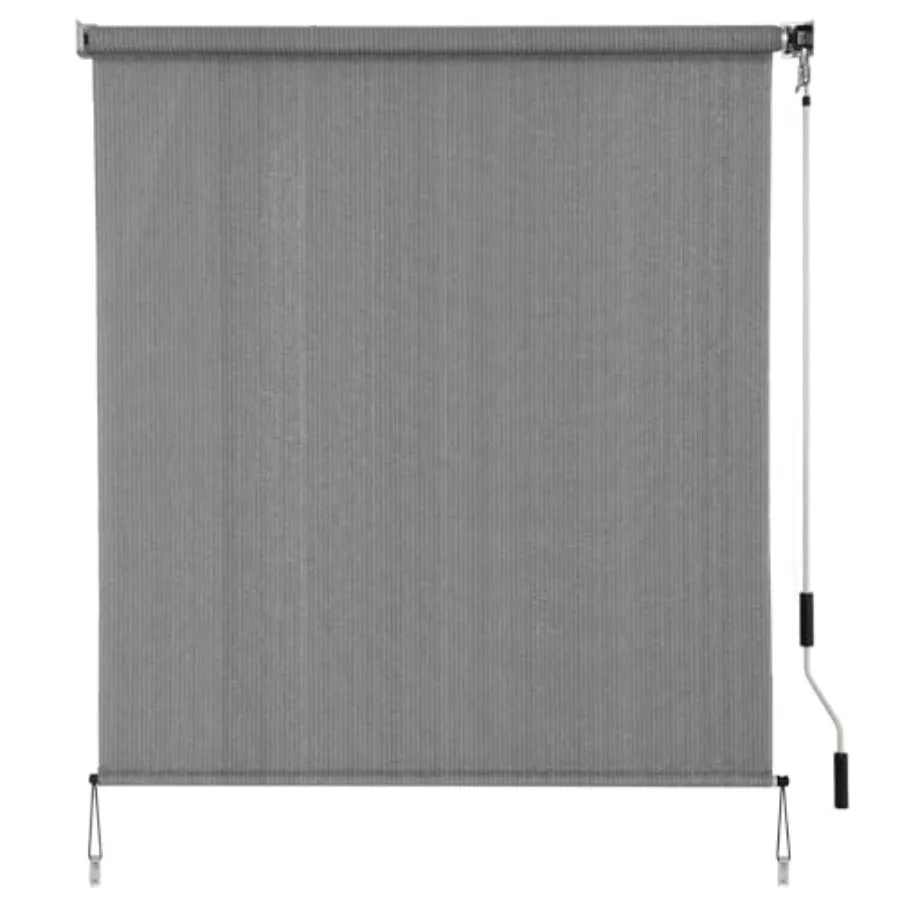 Outdoor Sunshade Roller Shade 4'W x 6'H 48" Wx72 H , Exterior Cordless Roll Up Shades Blinds, UV Protection Shade Cloth with Cr
Outdoor Sunshade Roller Shade 4'W x 6'H 48" Wx72 H , Exterior Cordless Roll Up Shades Blinds, UV Protection Shade Cloth with Cr