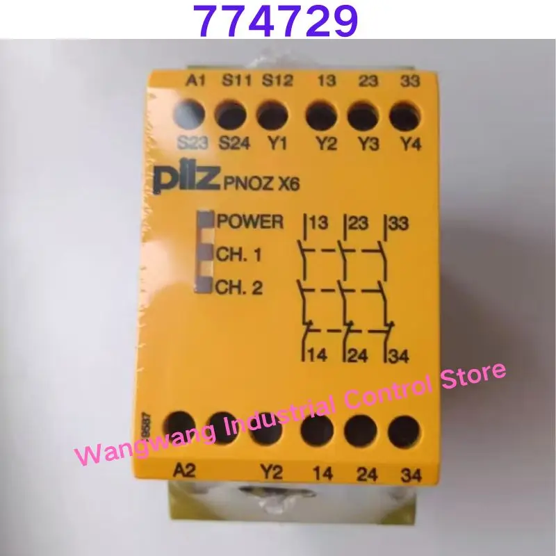 Brand-new PNOZ X6 safety relay, model 774729
Brand-new PNOZ X6 safety relay, model 774729