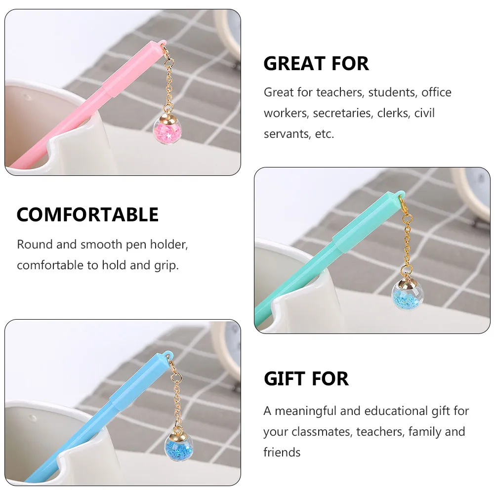 5Pcs Smooth Grip Round Neutral Pens Creative Pendant Design Educational Gift for Classmates Family Friends Student Stationery
5Pcs Smooth Grip Round Neutral Pens Creative Pendant Design Educational Gift for Classmates Family Friends Student Stationery