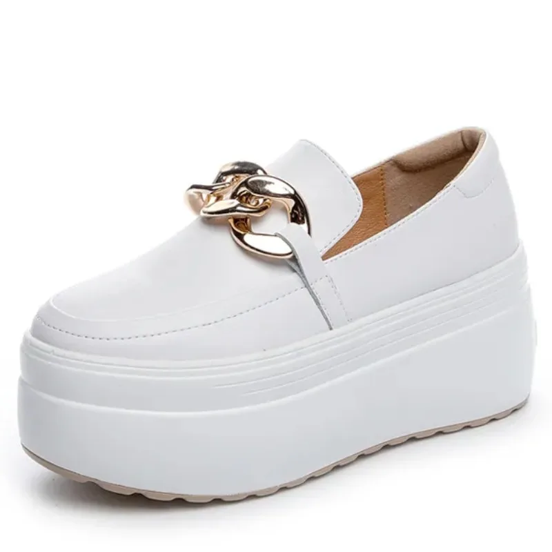 8cm New Genuine Leather Autumn Platform Flats Sneakers Women Shoes Slip on Women Ankle Summer Chunky Heels Fashion Ladies Boots
8cm New Genuine Leather Autumn Platform Flats Sneakers Women Shoes Slip on Women Ankle Summer Chunky Heels Fashion Ladies Boots