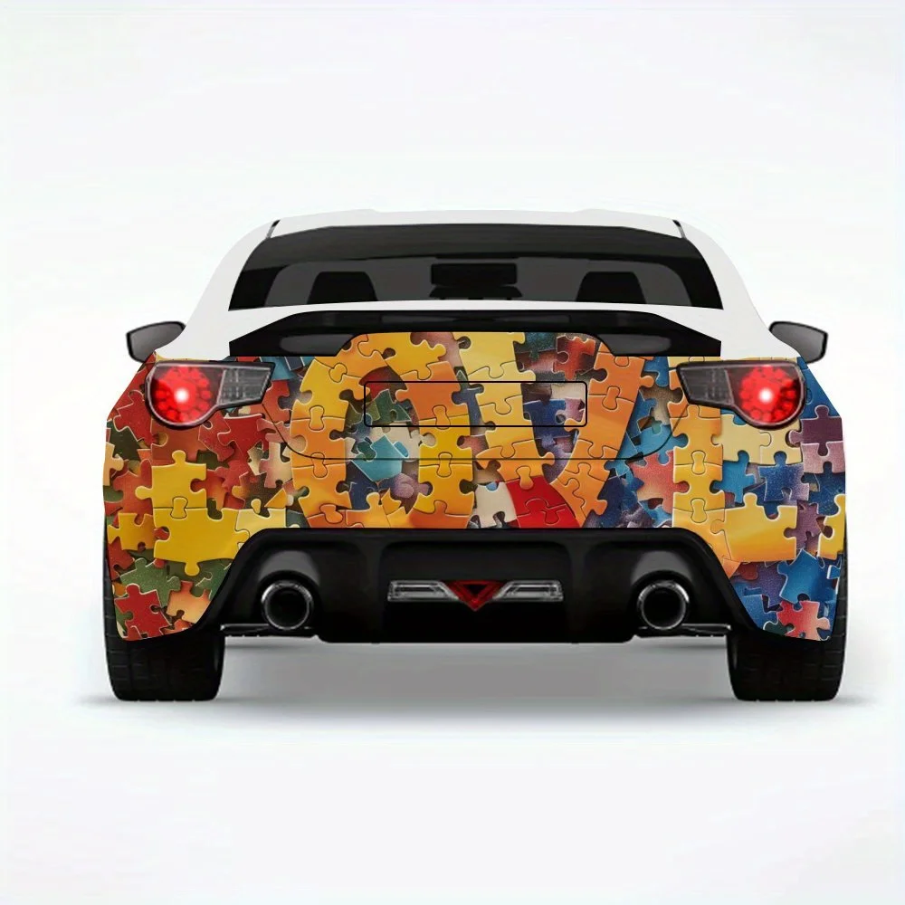 Colorful_Puzzle_Love автомобильная наклейка-виниловая наклейка на заднюю часть автомобиля, водонепроницаемые самоклеящиеся виниловые наклейки для хвоста и бампера автомобиля, De
Colorful_Puzzle_Love автомобильная наклейка-виниловая наклейка на заднюю часть автомобиля, водонепроницаемые самоклеящиеся виниловые наклейки для хвоста и бампера автомобиля, De