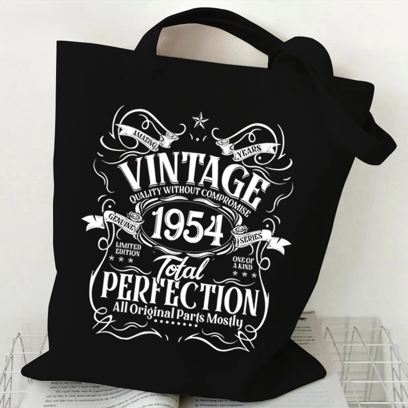 Vintage 1954 Print Shopping Bag for Women Canvas Handbag Tote Shoulder Lady Bags 1950~1959 Design Casual Women's Shopperbag
Vintage 1954 Print Shopping Bag for Women Canvas Handbag Tote Shoulder Lady Bags 1950~1959 Design Casual Women's Shopperbag