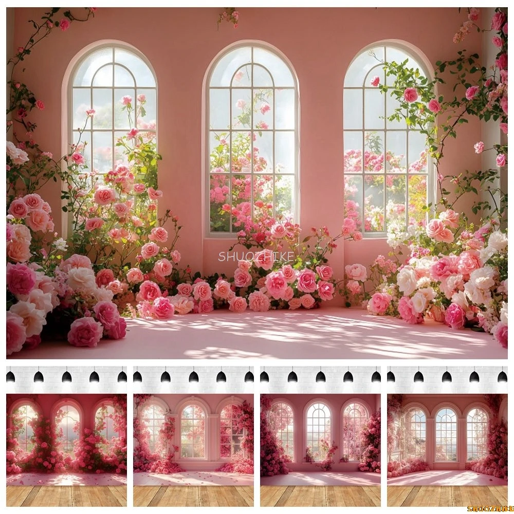 Pink Flowers Window Backdrop Spring Garden Birthday Party Wedding Pregnant Art Portrait Photography Background Decor Photostudio
Pink Flowers Window Backdrop Spring Garden Birthday Party Wedding Pregnant Art Portrait Photography Background Decor Photostudio