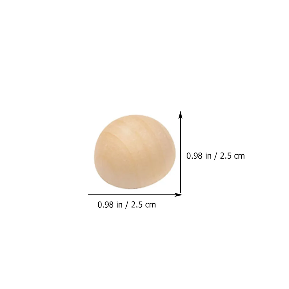 300 Pcs Half Wooden Balls Unfinished Craft Supplies DIY Projects Round Bead Earring Pendant Jewelry Making Accessories Split
300 Pcs Half Wooden Balls Unfinished Craft Supplies DIY Projects Round Bead Earring Pendant Jewelry Making Accessories Split