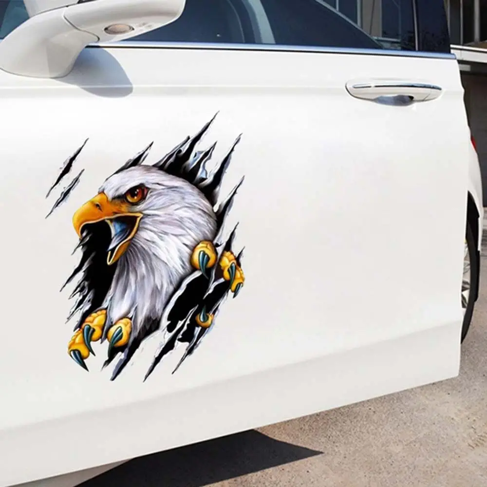 Scratch blocking Car Styling Accessories Cool 3D Simulation Sticker Eagle Car Sticker Motorcycle Decal Car Body Decoration
Scratch blocking Car Styling Accessories Cool 3D Simulation Sticker Eagle Car Sticker Motorcycle Decal Car Body Decoration
