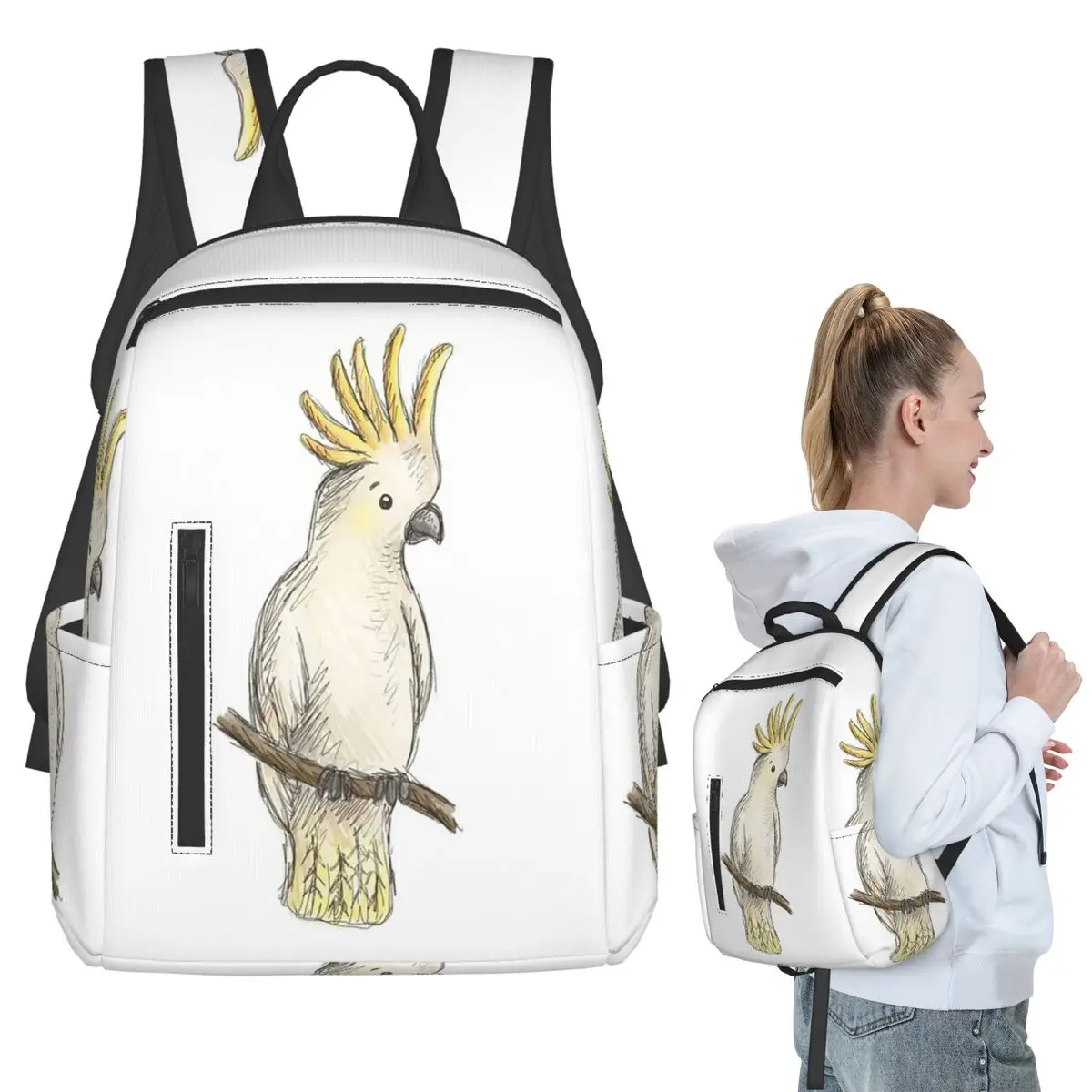 Aussie Animals Cockatoo Backpack Student BookBag Children School Bag Computer Shoulder Bags Boys Girls
Aussie Animals Cockatoo Backpack Student BookBag Children School Bag Computer Shoulder Bags Boys Girls