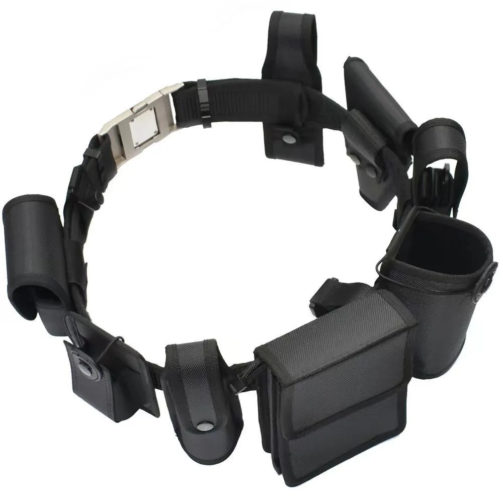 New Adjustable Multi-Functional 8-piece Belt Set Security Guard Duty Patrol Duty Nylon Holster Walkie-Talkie Pouch Outer Belt
New Adjustable Multi-Functional 8-piece Belt Set Security Guard Duty Patrol Duty Nylon Holster Walkie-Talkie Pouch Outer Belt