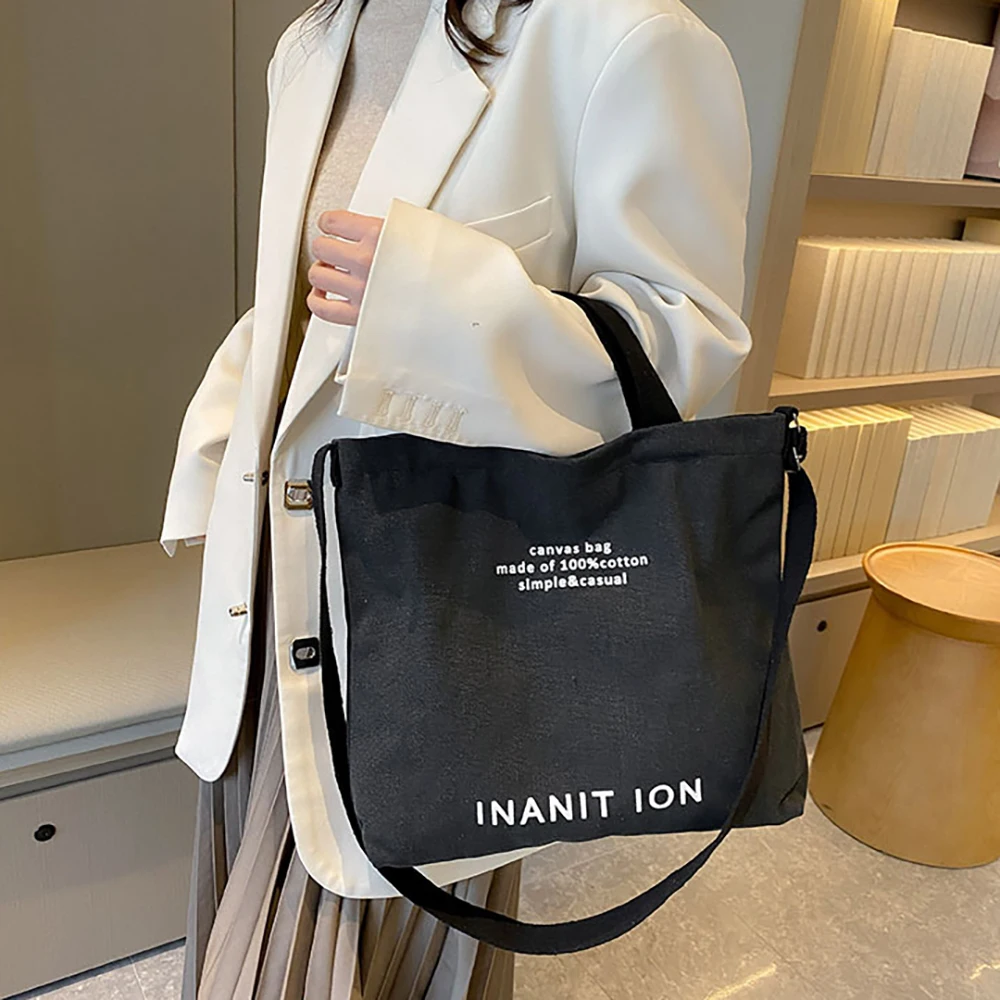 Canvas Cross-body Bag Wash Handbag Large Capacity Arts Students Satchel Handbags Lady Crossbody Bags for Women
Canvas Cross-body Bag Wash Handbag Large Capacity Arts Students Satchel Handbags Lady Crossbody Bags for Women