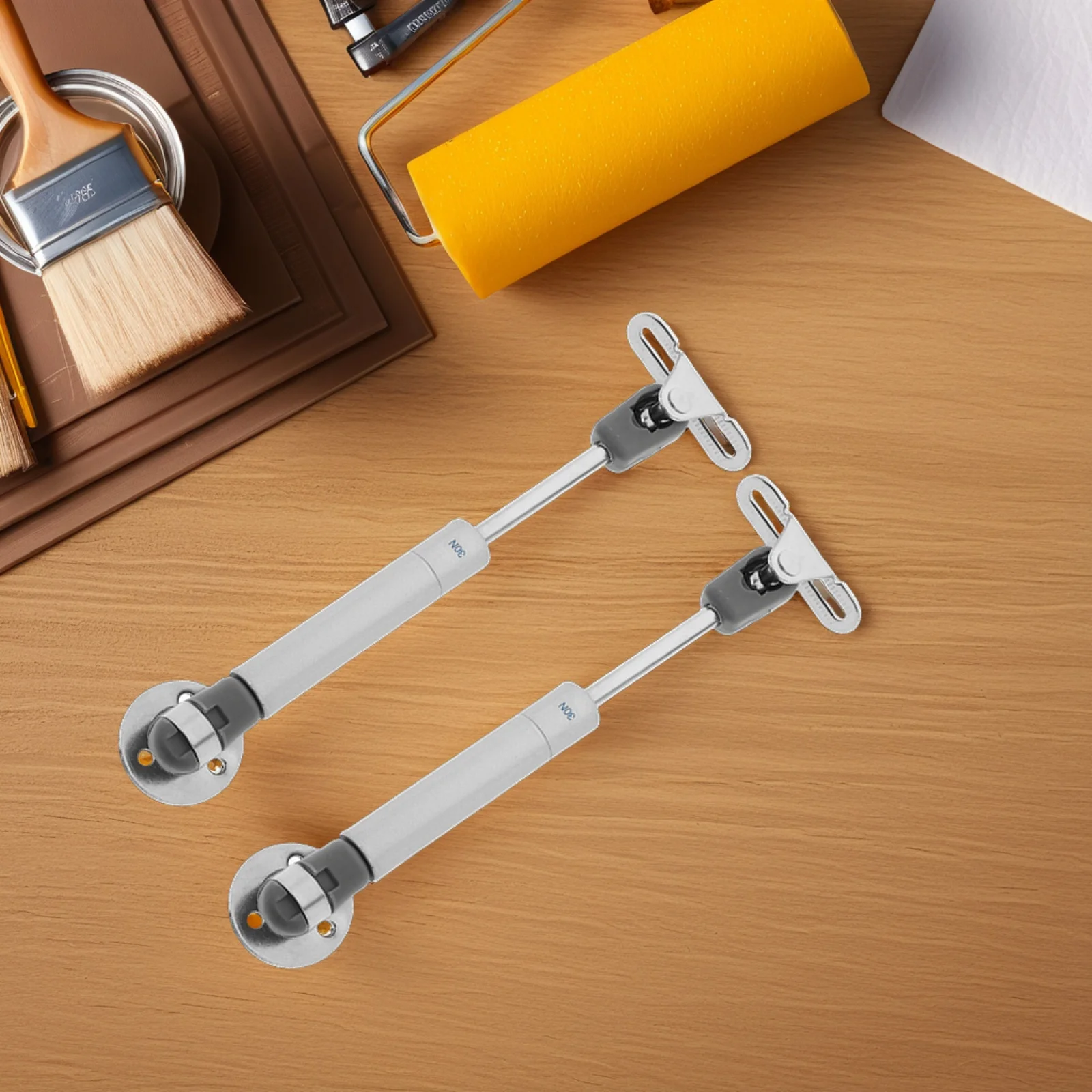 2Pcs Gas Struts for Cabinets Heavy Load Support Rods Hydraulic Lift System for Wardrobe Sewing Machine Toolbox Lid Soft Close