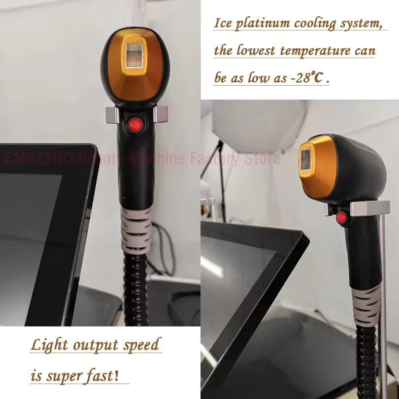 Professional 808 Diode Laser Hair Removal Machine 3 Wave Ice Titanium Painless Epilator Device For Salon Use
Professional 808 Diode Laser Hair Removal Machine 3 Wave Ice Titanium Painless Epilator Device For Salon Use
