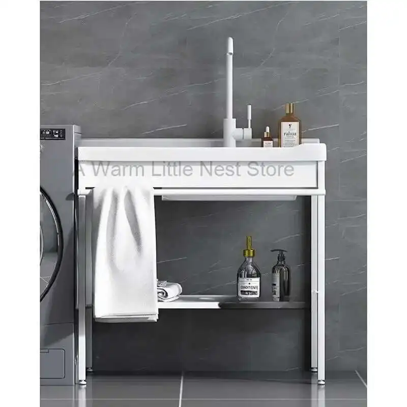 Modern Ceramic Kitchen Sinks for Courtyard Floor-standing Single Basin with Bracket Sink Light Luxury Simple Sinks for Kitchen
Modern Ceramic Kitchen Sinks for Courtyard Floor-standing Single Basin with Bracket Sink Light Luxury Simple Sinks for Kitchen