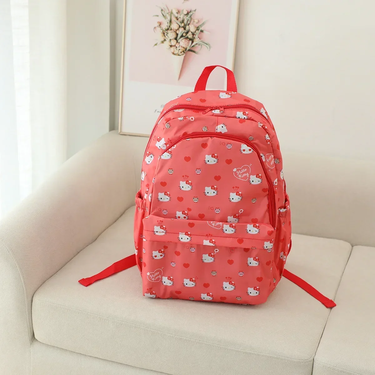 Sanrio hello kitty handbag Cute Student Schoolbag Casual Boy Girl Travel Backpack kuromi Large Capacity Shoulder Bag
Sanrio hello kitty handbag Cute Student Schoolbag Casual Boy Girl Travel Backpack kuromi Large Capacity Shoulder Bag