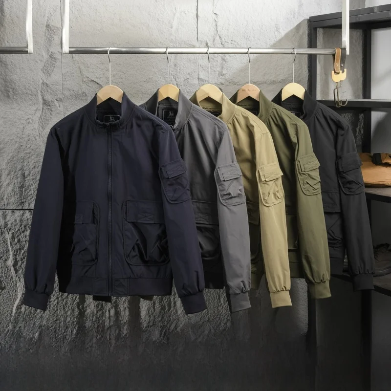 American Style Hard Man Flight Jacket Men's Autumn Winter Workwear Multi-Pocket Functional Outerwear Polyester Fiber Long Sleeve
American Style Hard Man Flight Jacket Men's Autumn Winter Workwear Multi-Pocket Functional Outerwear Polyester Fiber Long Sleeve