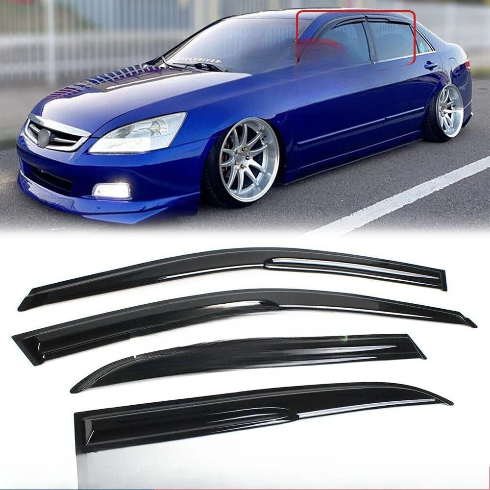 For 2003-2007 Honda Accord 4 Door Sedan Mugen Style Window Visor Sun Deflector
For 2003-2007 Honda Accord 4 Door Sedan Mugen Style Window Visor Sun Deflector