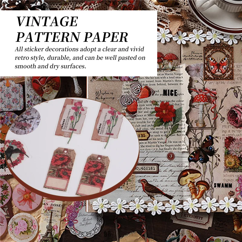 Durable-100Pcs Vintage Scrapbooking Sticker For Junk Journal Art Aesthetic Embellishment DIY Collage Album Picture Frames,100Pcs
Durable-100Pcs Vintage Scrapbooking Sticker For Junk Journal Art Aesthetic Embellishment DIY Collage Album Picture Frames,100Pcs