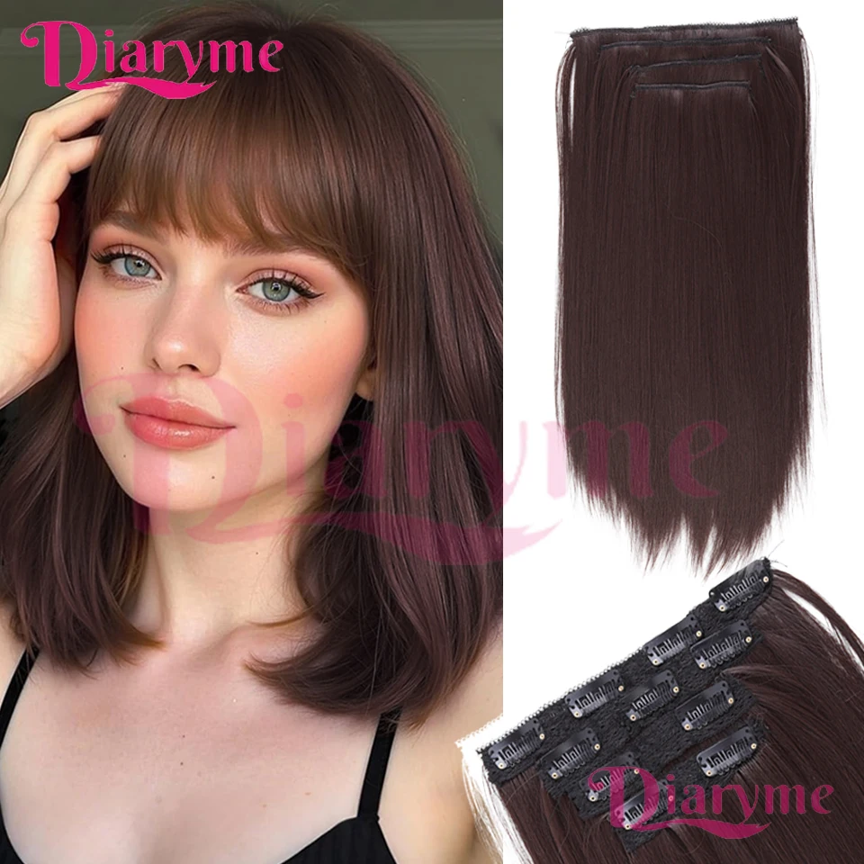 Synthetic Wig Four-Piece Straight Hair Extension Wig BB Clip Style Suitable for Beginner Women to Wear for Daily Activities
Synthetic Wig Four-Piece Straight Hair Extension Wig BB Clip Style Suitable for Beginner Women to Wear for Daily Activities