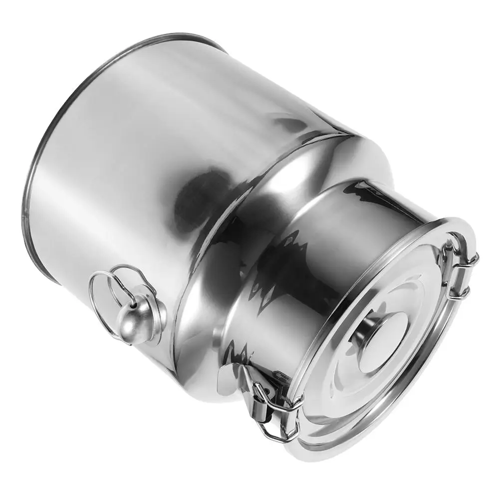 Sealed Bucket Food Storage Bins with Lids Stainless Steel Kitchen Supply Home Oil Container Milk Water Grease
Sealed Bucket Food Storage Bins with Lids Stainless Steel Kitchen Supply Home Oil Container Milk Water Grease