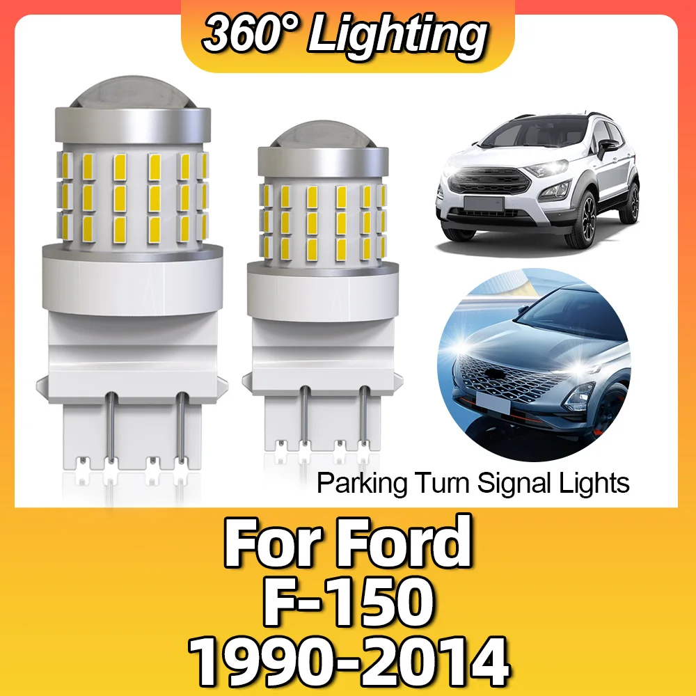 2PSC T25 3157 светодиодный P27/7W 54SMD белый передний указатель поворота для Ford F-150 1990-2008 2009 2010 2011 2012 2013 2014 6000K 12V
2PSC T25 3157 светодиодный P27/7W 54SMD белый передний указатель поворота для Ford F-150 1990-2008 2009 2010 2011 2012 2013 2014 6000K 12V