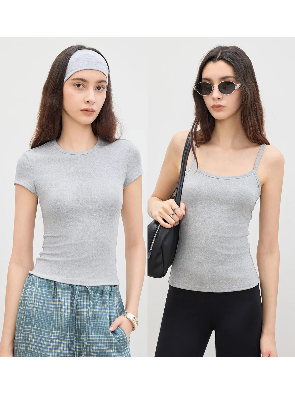 Ultra- Elastic Slimming round Neck T-Shirt Breathable Long Staple Cotton Lenzing Modal Comfortable Tank Top Women's Fashion
Ultra- Elastic Slimming round Neck T-Shirt Breathable Long Staple Cotton Lenzing Modal Comfortable Tank Top Women's Fashion