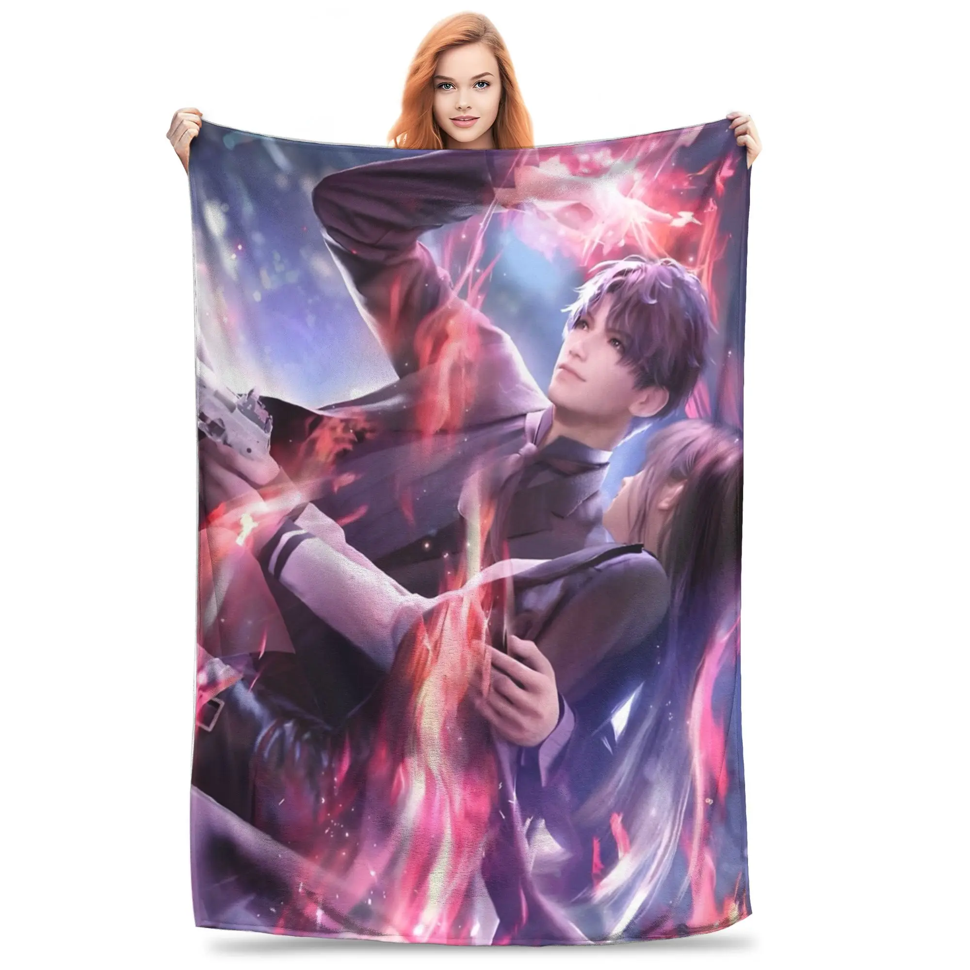 Love and Deepspace Blanket Lightweight Thin Flannel Cute Gifts anime cartoon Throw Blankets Plush Thin Quilt
Love and Deepspace Blanket Lightweight Thin Flannel Cute Gifts anime cartoon Throw Blankets Plush Thin Quilt