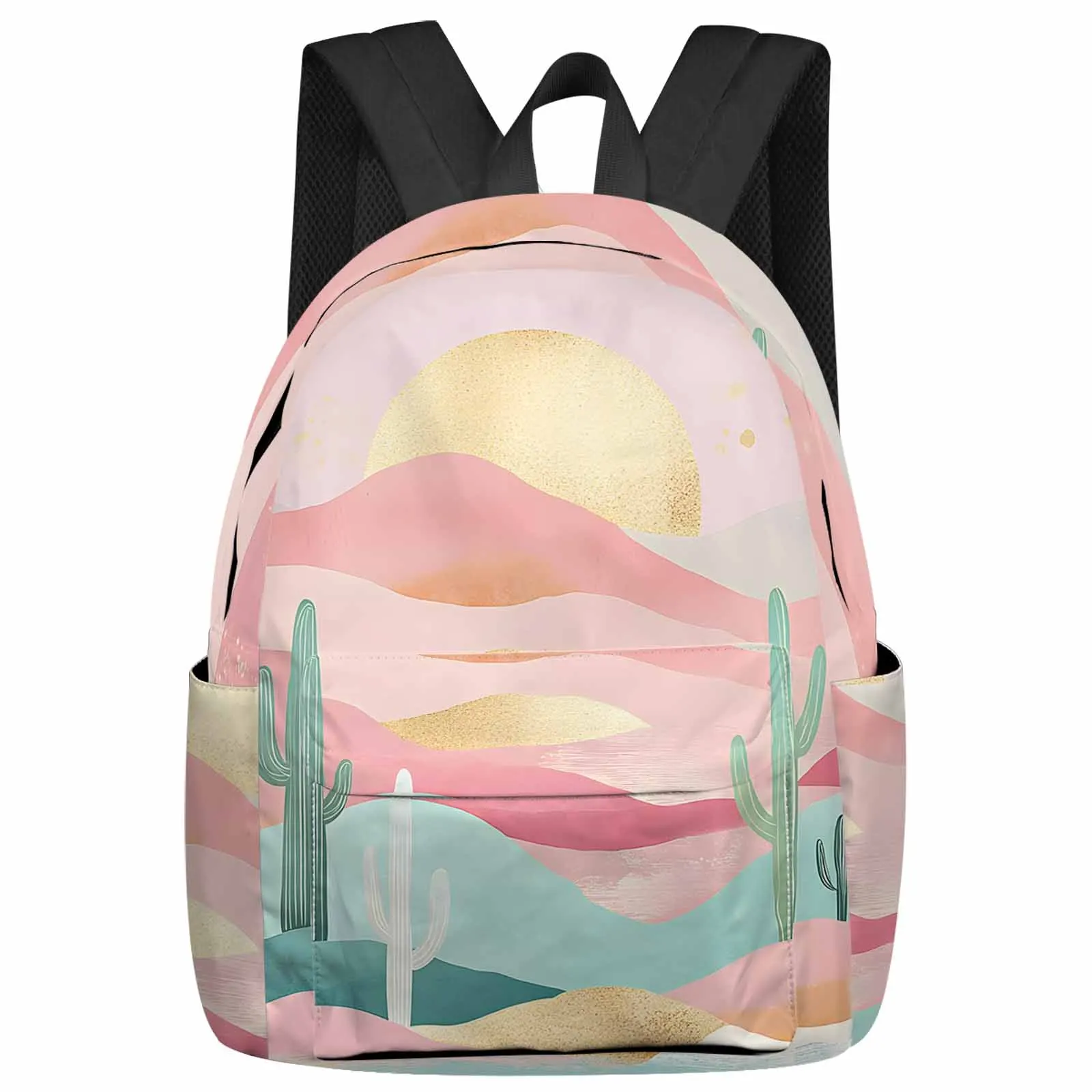 Pink Desert Cactus Sun Backpack School Bags for Teenagers Students Laptop Bag Women's Casual Travel Backpack
Pink Desert Cactus Sun Backpack School Bags for Teenagers Students Laptop Bag Women's Casual Travel Backpack