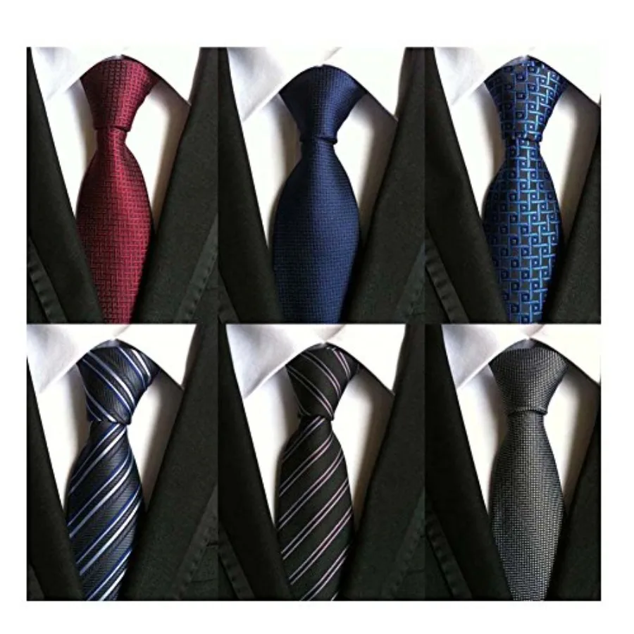 WeiShang Lot 6 PCS Classic Men's Silk Tie Necktie Woven JACQUARD Neck Ties
WeiShang Lot 6 PCS Classic Men's Silk Tie Necktie Woven JACQUARD Neck Ties