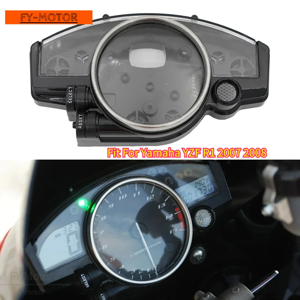 For Yamaha YZF R1 2007-2008 Motorcycle Speedometer Odometer Instrument Housing Case, Tachometer Gauge Cover
For Yamaha YZF R1 2007-2008 Motorcycle Speedometer Odometer Instrument Housing Case, Tachometer Gauge Cover