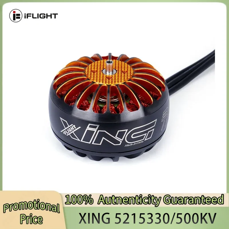 IFlight XING 5215 330KV / 500KV 4-12S Brushless Motor Compatible 15-22 Inch Propeller for RC X-Class FPV Racing Drone
IFlight XING 5215 330KV / 500KV 4-12S Brushless Motor Compatible 15-22 Inch Propeller for RC X-Class FPV Racing Drone