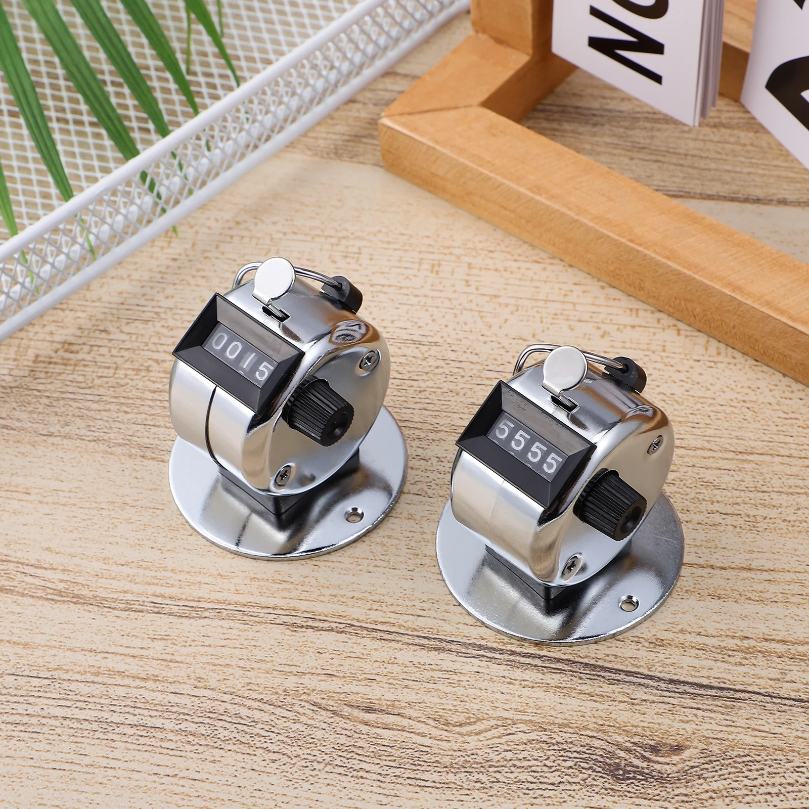 2pcs Tally Counter Portable Mechanical Handheld Metal Manual Resettable Clicker Counter Sturdy Build Counting Tool
2pcs Tally Counter Portable Mechanical Handheld Metal Manual Resettable Clicker Counter Sturdy Build Counting Tool