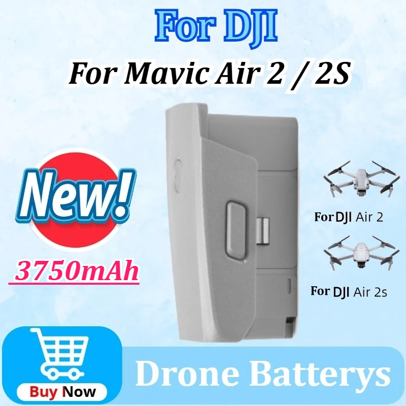 New Upgraded 11.55V 3750mAh 43.31Wh Intelligent Drone Flight Battery Replacement for DJI Mavic Air 2 / 2S Drone Accessories
New Upgraded 11.55V 3750mAh 43.31Wh Intelligent Drone Flight Battery Replacement for DJI Mavic Air 2 / 2S Drone Accessories