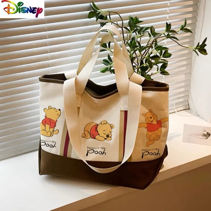 Модная холщовая сумка с диагональным крестом Винни-Пуха из мультфильма Диснея для женского отдыха, ручная сумка-тоут большой вместимости
Модная холщовая сумка с диагональным крестом Винни-Пуха из мультфильма Диснея для женского отдыха, ручная сумка-тоут большой вместимости