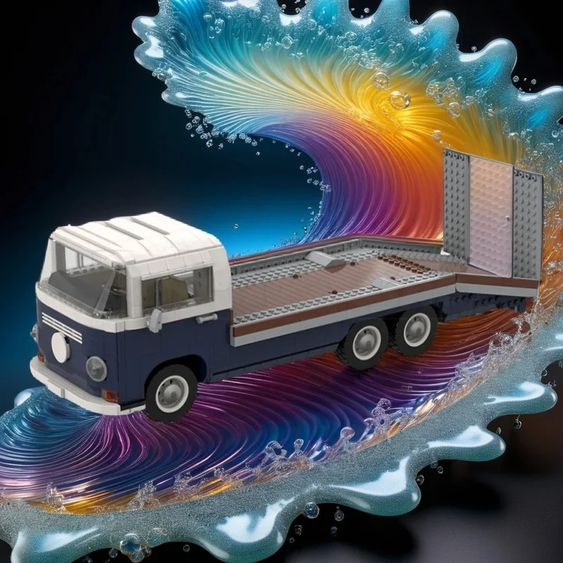 1442PCS MOC City Champions Super Car Volkswagen T2 Hauler Model Technology DIY Assembly Building Blocks Display Birthday Gift
1442PCS MOC City Champions Super Car Volkswagen T2 Hauler Model Technology DIY Assembly Building Blocks Display Birthday Gift