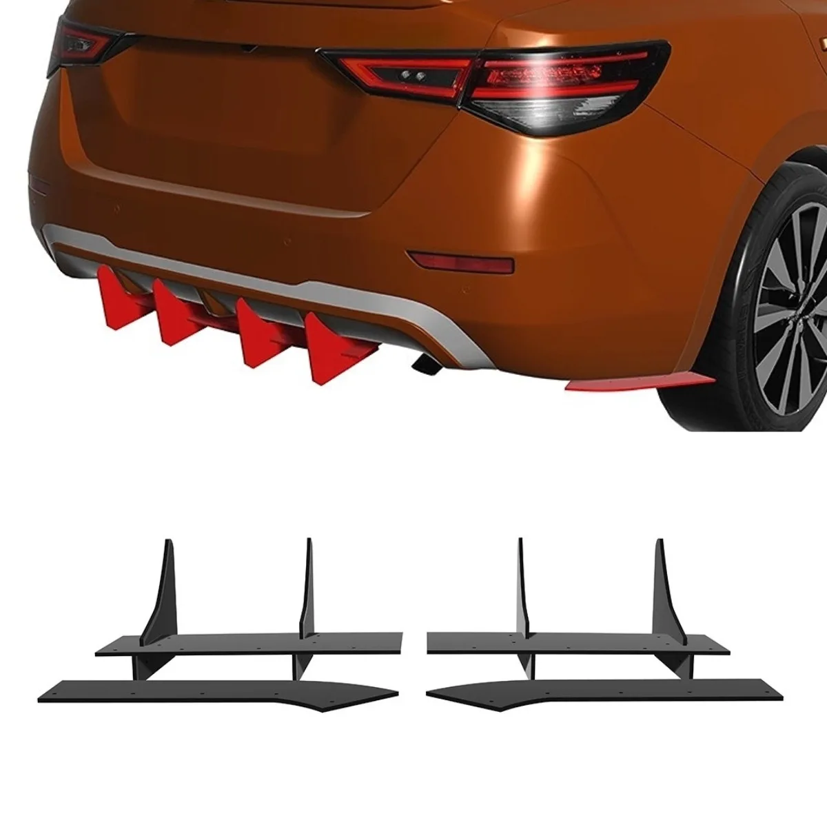 For Nissan Sylphy Sentra SV 2020-2023 Car Rear Bumper Spoiler Lip Diffuser Modification Part Bumper Guard Cover Car Accessories
For Nissan Sylphy Sentra SV 2020-2023 Car Rear Bumper Spoiler Lip Diffuser Modification Part Bumper Guard Cover Car Accessories