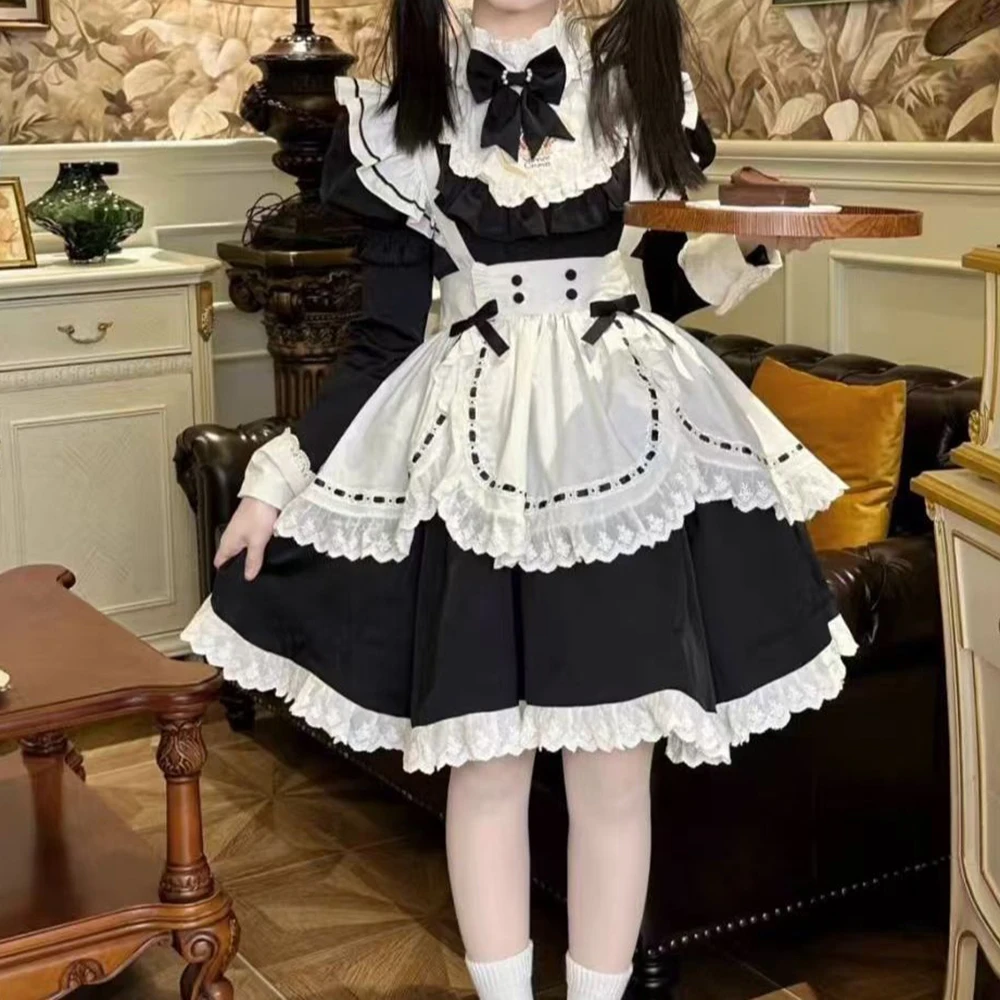 Lolita skirt maid outfit cute sleeve Lolita dress sweet sweetheart cute super cute clothes cos dress
Lolita skirt maid outfit cute sleeve Lolita dress sweet sweetheart cute super cute clothes cos dress