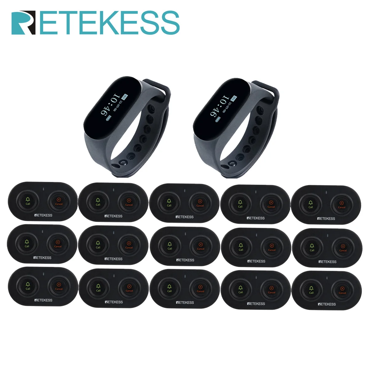 Retekess Pager For Restaurant Hookah Wireless Waiter Calling System 2 TD112 Waterproof Watch 15 TD036 Call Buttons For Cafe Bar
Retekess Pager For Restaurant Hookah Wireless Waiter Calling System 2 TD112 Waterproof Watch 15 TD036 Call Buttons For Cafe Bar