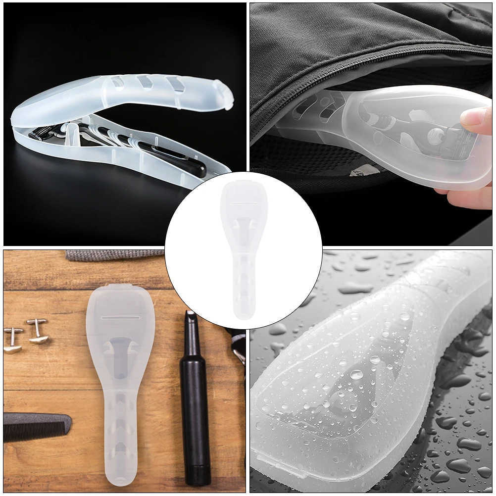 5Pcs Portable Travel Razor Storage Boxes Durable Transparent Cases Manual Shaver Holders
5Pcs Portable Travel Razor Storage Boxes Durable Transparent Cases Manual Shaver Holders