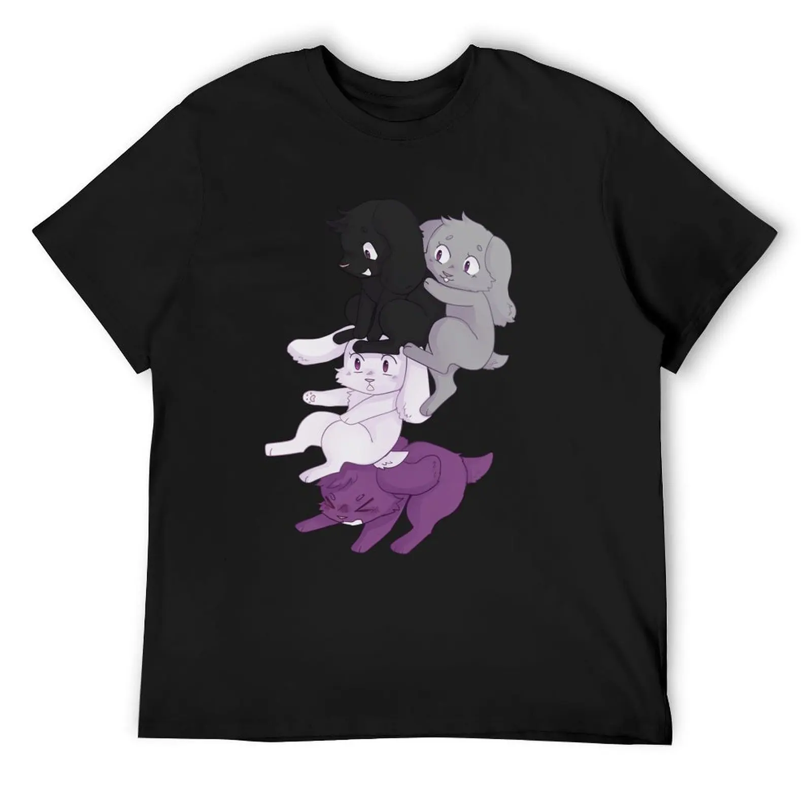 Asexual flag incognito bunnies, cute pride bunnies T-Shirt anime figures sublime oversized t shirt men 
Asexual flag incognito bunnies, cute pride bunnies T-Shirt anime figures sublime oversized t shirt men