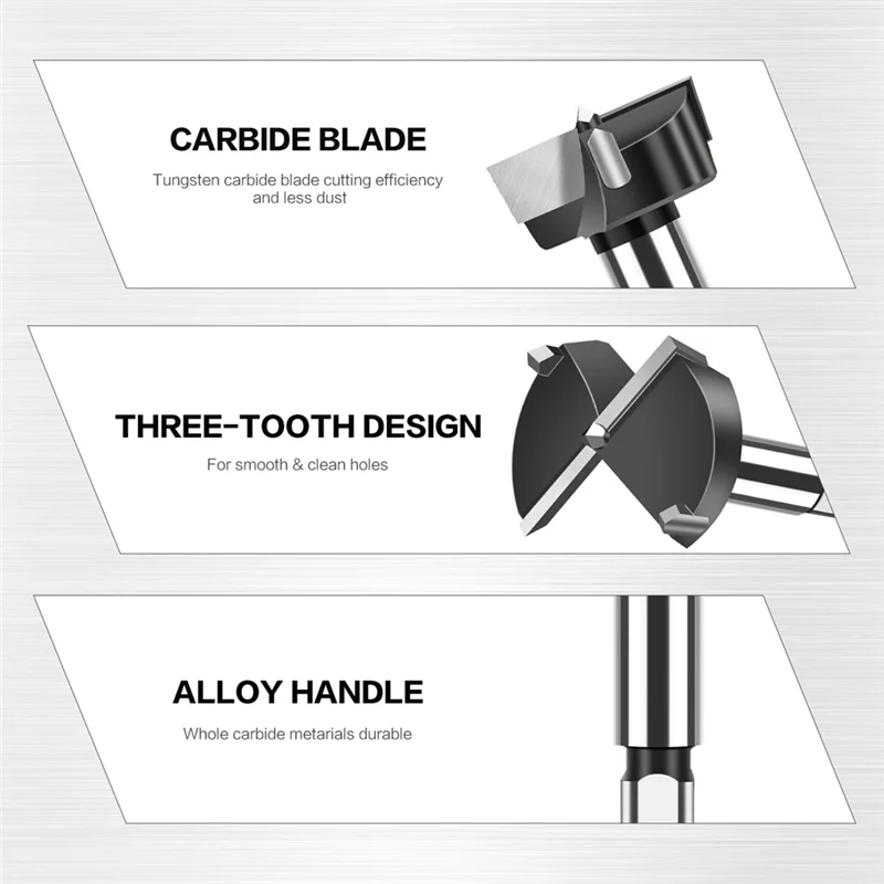 Classy-Triangular Shank Carbide Wood Drill Bits Wood Hole Opener Hinge Hole Opening Tool Flat Wing Drill
Classy-Triangular Shank Carbide Wood Drill Bits Wood Hole Opener Hinge Hole Opening Tool Flat Wing Drill