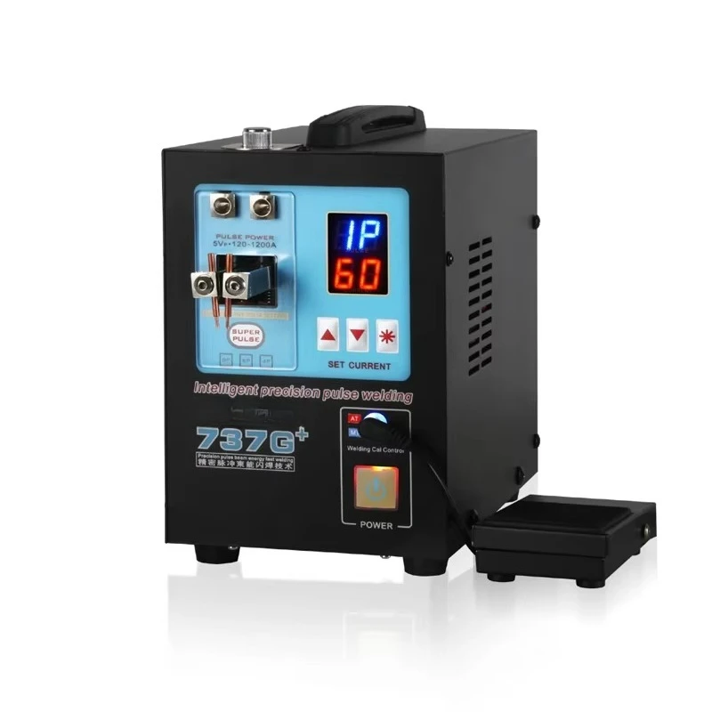 737G+ Spot Welder 4.3KW High Power Automatic Sensing Pulse Spot Welding Machine With Pen For 18650 Battery Pack Welding
737G+ Spot Welder 4.3KW High Power Automatic Sensing Pulse Spot Welding Machine With Pen For 18650 Battery Pack Welding