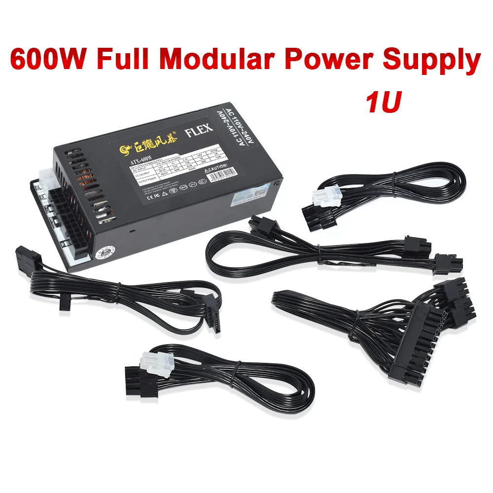 Full Modular 1U Mini ITX Power Supply 600W New ATX-600W 400W Flex ATX PSU For K39 A4 S3 G5 ITX Mini Case ENP-7660B
Full Modular 1U Mini ITX Power Supply 600W New ATX-600W 400W Flex ATX PSU For K39 A4 S3 G5 ITX Mini Case ENP-7660B