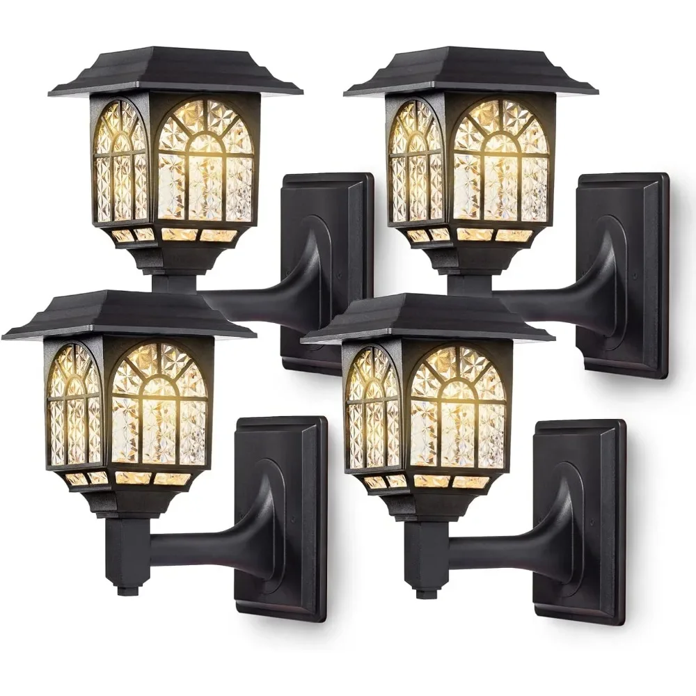 4 packs of solar lights, outdoor waterproof lanterns, warm white LED walls, deck columns, landscape lighting
4 packs of solar lights, outdoor waterproof lanterns, warm white LED walls, deck columns, landscape lighting
