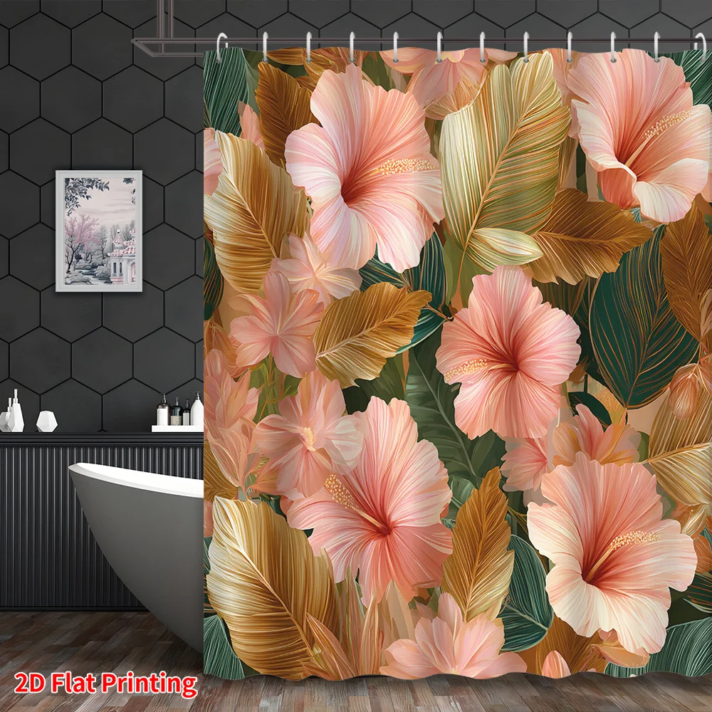 Tropical Flowers Shower Curtain Boho Aesthetic Bathroom Decor Waterproof Printed Curtain
Tropical Flowers Shower Curtain Boho Aesthetic Bathroom Decor Waterproof Printed Curtain