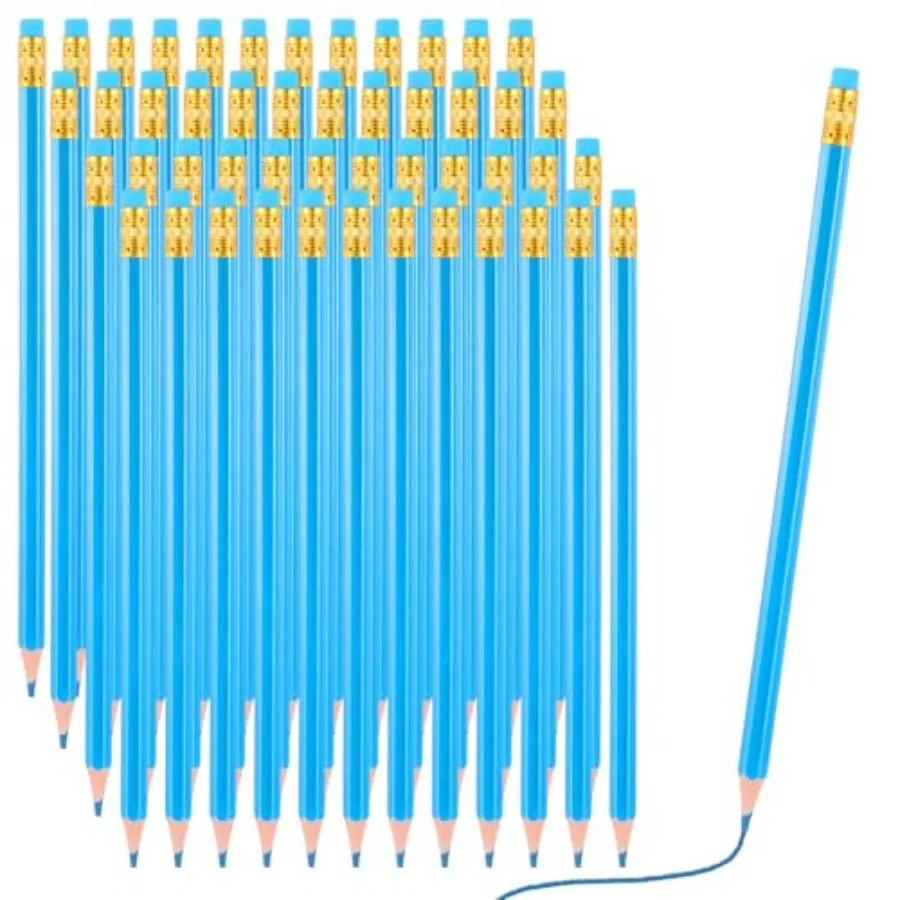 60 Pcs Pencils Pre Sharpened Checking Pencils Blue Pen Refill with Eraser Erasable Colored Pen for Map Coloring Tests Sketch Sc
60 Pcs Pencils Pre Sharpened Checking Pencils Blue Pen Refill with Eraser Erasable Colored Pen for Map Coloring Tests Sketch Sc
