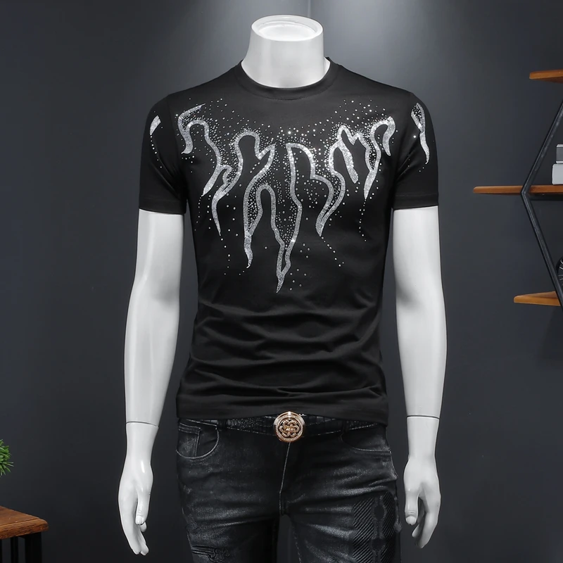 High Quality Brand Designer Clothes New Men's Printed T-shirt Summer Men's Plain Basic Tee Shirts
High Quality Brand Designer Clothes New Men's Printed T-shirt Summer Men's Plain Basic Tee Shirts