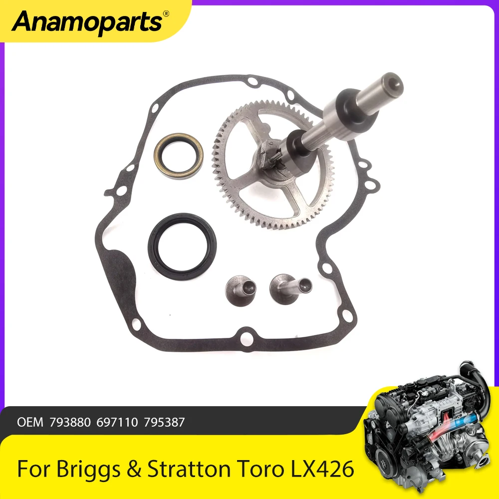 Engine Parts Camshaft Gasket Set For Briggs & Stratton Toro LX426 31B700 21A800 210700 74433 21R7 OEM 793880 697110 795387
Engine Parts Camshaft Gasket Set For Briggs & Stratton Toro LX426 31B700 21A800 210700 74433 21R7 OEM 793880 697110 795387
