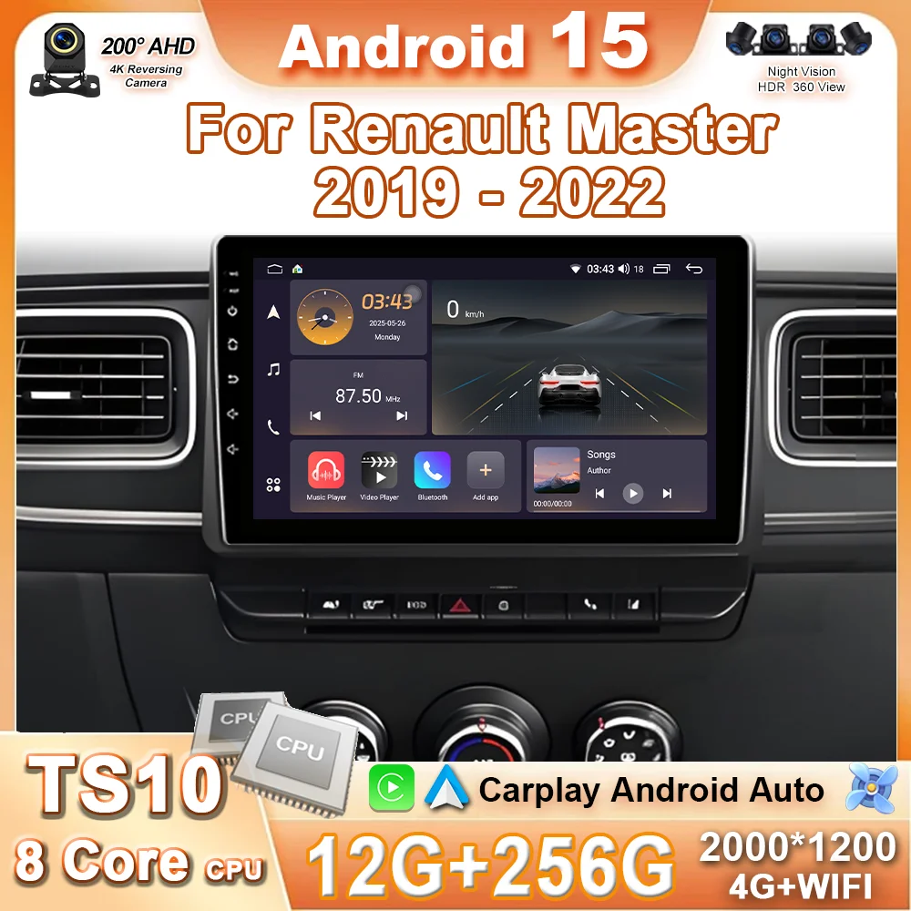 Android 15 Radio For Renault Master 2019 2020 2021 2022 Car Multimedia Video Player GPS Navigation Wireless Carplay NO 2Din DVD
Android 15 Radio For Renault Master 2019 2020 2021 2022 Car Multimedia Video Player GPS Navigation Wireless Carplay NO 2Din DVD