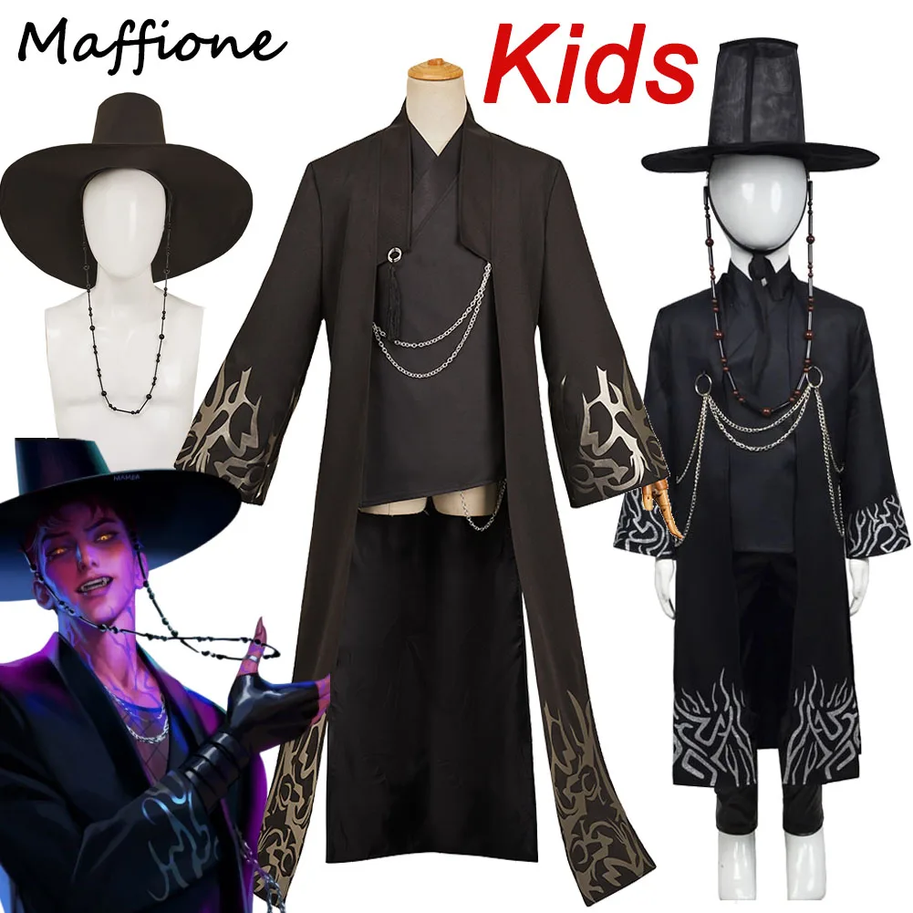 Детский костюм Jinu Saja для мальчиков, костюм Охотника на демонов KPop, комплект шляп, детская ролевая форма, карнавальные костюмы на Хэллоуин
Детский костюм Jinu Saja для мальчиков, костюм Охотника на демонов KPop, комплект шляп, детская ролевая форма, карнавальные костюмы на Хэллоуин