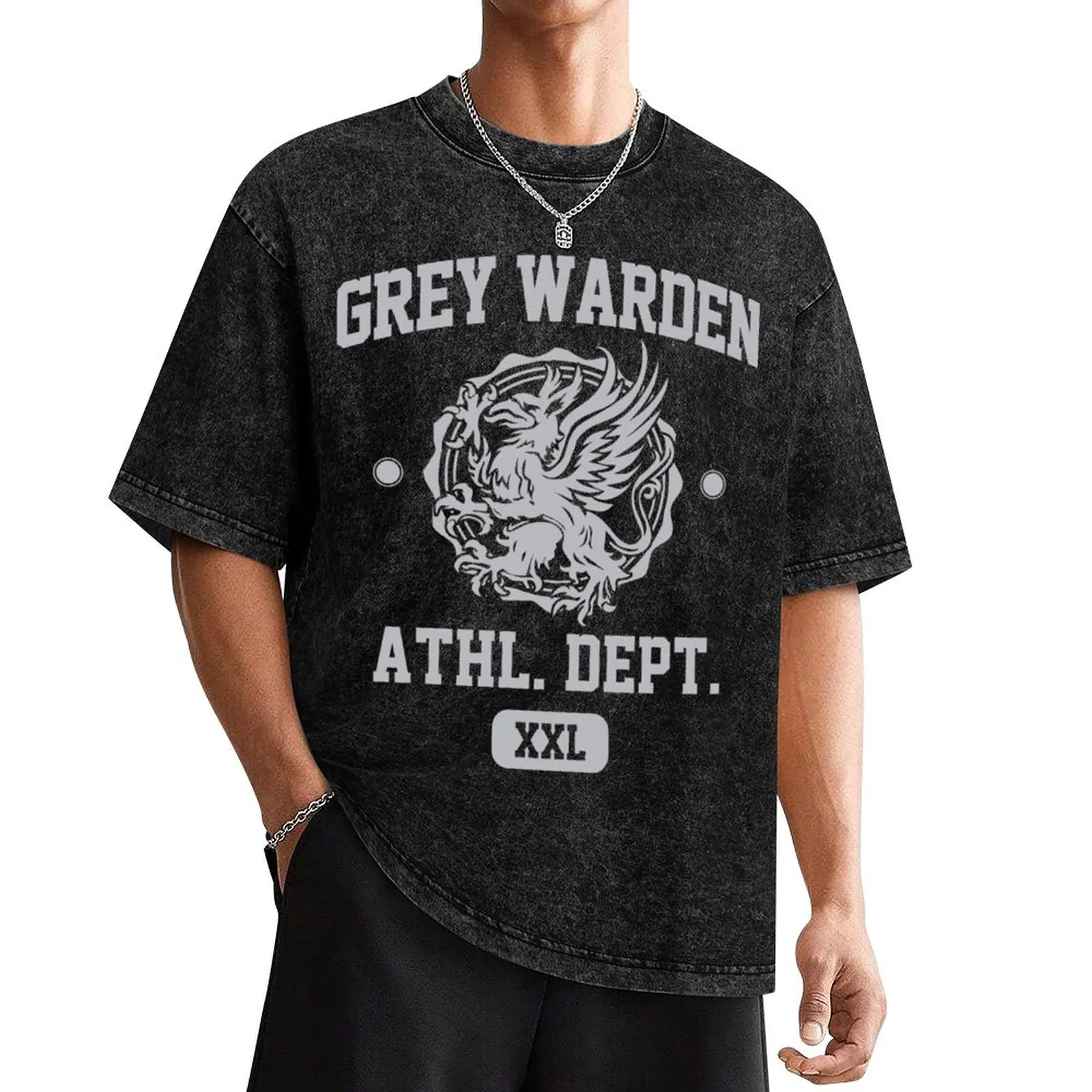 Grey Warden Athletic Department Dragon Age Gym Shirt Style Silver Print T-Shirt| Dragon age T-Shirt Dragon T-Shirt T-Shirt
Grey Warden Athletic Department Dragon Age Gym Shirt Style Silver Print T-Shirt| Dragon age T-Shirt Dragon T-Shirt T-Shirt