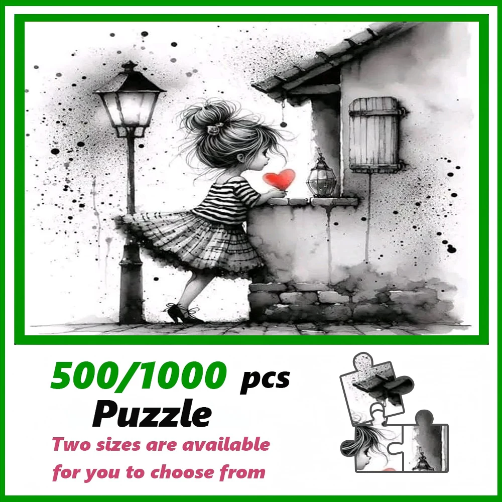 A high-quality 500/1000-piece puzzle, perfect for adults, is a fun family game that helps relieve stress and is great fo
A high-quality 500/1000-piece puzzle, perfect for adults, is a fun family game that helps relieve stress and is great fo