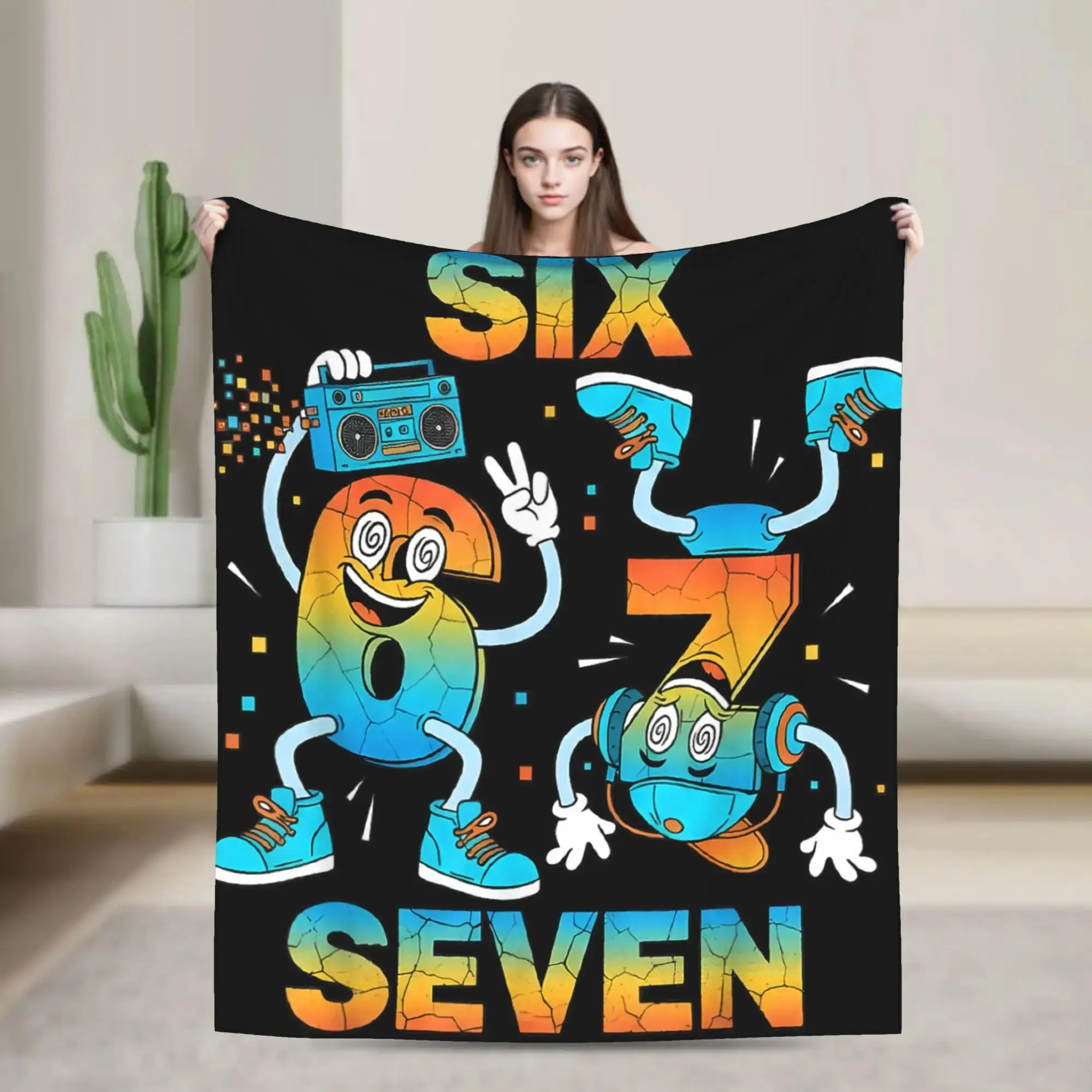 Плюшевый плед Six Seven с забавным итальянским мотивом для девичьей спальни, фланелевое покрывало, мягкое и модное
Плюшевый плед Six Seven с забавным итальянским мотивом для девичьей спальни, фланелевое покрывало, мягкое и модное